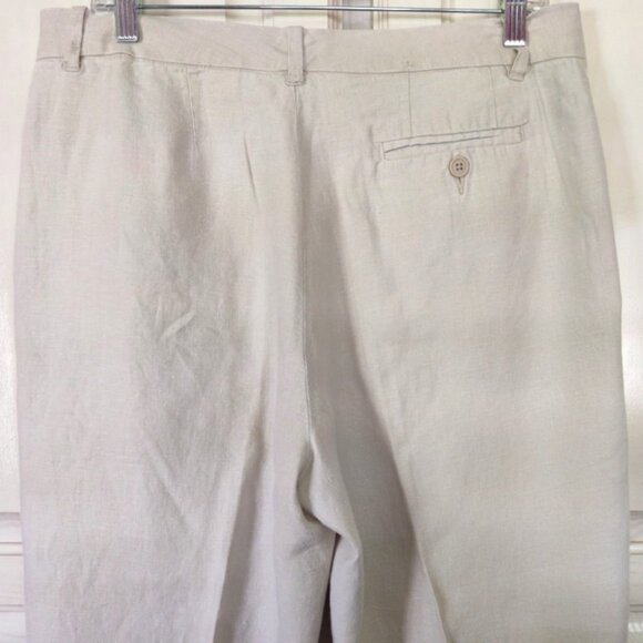 Gap Linen Crop Trousers, White Top, Sleeveless Vest, & Scarf Bundle, SZ 12/Lg - Picture 11 of 16